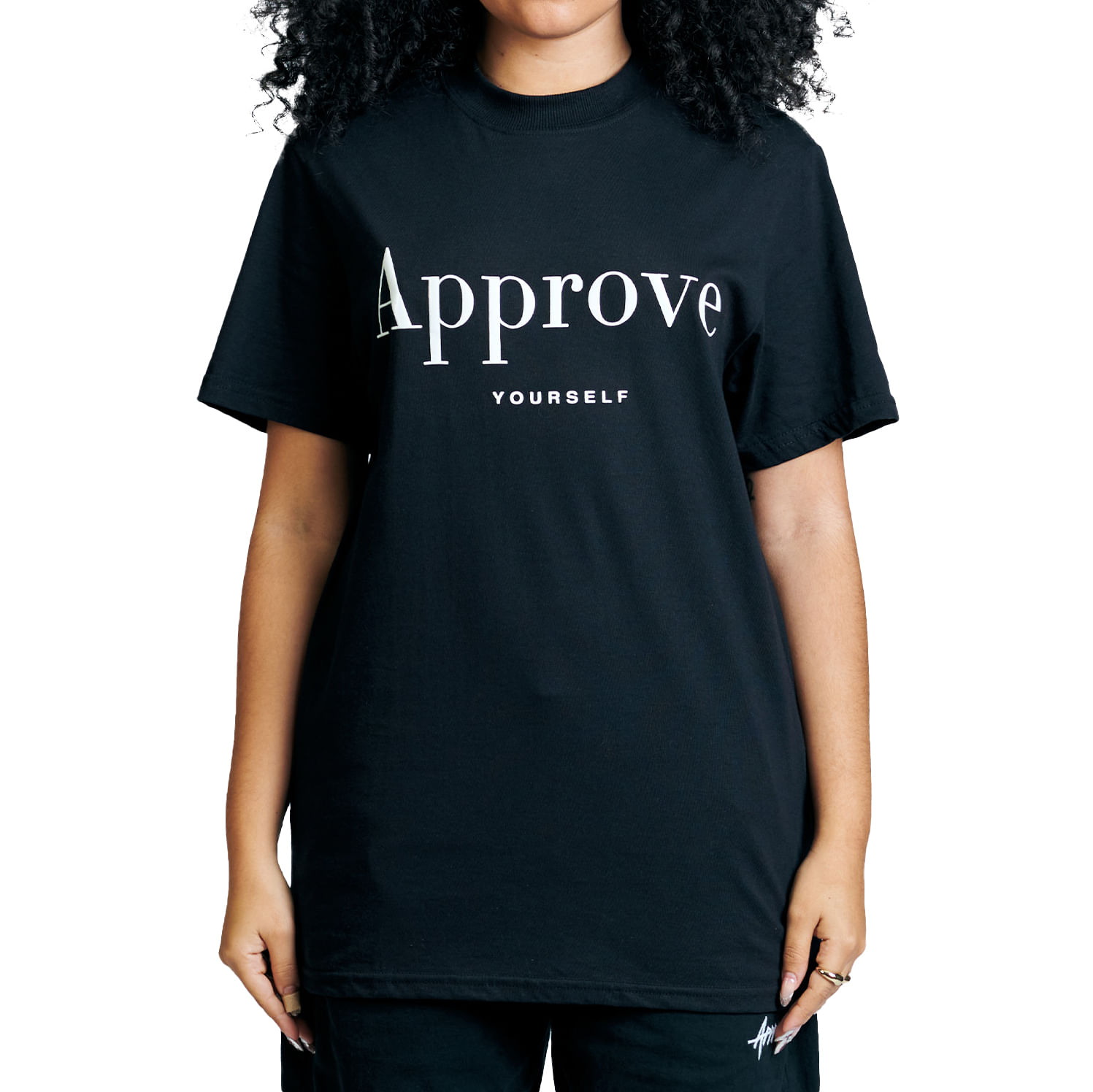 Approve Camiseta 7547-PPP M BOLD CHROMATIC Preto Algodao -1-